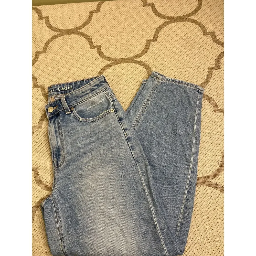 American Eagle Outfitters Balloon Blue Jean, size 0 short - Picture 1 of 14